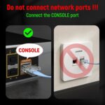 ETZIN USB-C Console Cable, 6ft USB Type C to RJ45 Serial Adapter Essential Accessory of Cis-co, NET-GEAR, Ubiqu-ity, LIN-KSYS, Rou-ters/Switches for Laptops EPL-1370CC (Pack of 1) - Image 3