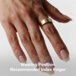 Smart Ring，Size First with Sizing Kit,No App Subscription； Tracks Activity, Sleep, Stress, & Heart Rate – iOS/Android Compatible (Gold, Size 8), 8, 钛 - Image 4
