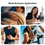 Smart Ring，Size First with Sizing Kit,No App Subscription； Tracks Activity, Sleep, Stress, & Heart Rate – iOS/Android Compatible (Gold, Size 8), 8, 钛 - Image 6