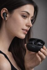 Bluetooth TWS Earbuds for Oppo Enco X3 / Reno 6 Pro, in-Ear Headphones with Gaming Mode & HD Mic -Black (JNSDD463) - Image 3