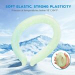 Cool Tube Wearable Cooling Wraps for Summer Heat, Pink Neck Cooling Ring, Ice Cooling Neck Tube for Outdoor Indoor Hot Flashes. - Image 3