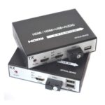 HDMI KVM Fiber Extender, HDMI Video Optical Transceiver Full HD 1080P, 20km HDMI to Fiber Converter, Support USB Mouse Keyboard GPIO 3.5mm Bidirectional Stereo Audio (TD-988H) - Image 3