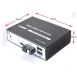 HDMI KVM Fiber Extender, HDMI Video Optical Transceiver Full HD 1080P, 20km HDMI to Fiber Converter, Support USB Mouse Keyboard GPIO 3.5mm Bidirectional Stereo Audio (TD-988H) - Image 4
