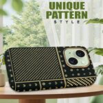 AIBEX Aramid Fiber Mag-Saf Case Compatible for iPhone 15 | Slim Protective Back Cover with Built-in Magnets | Wireless Charging Support | Camera Ring Stand | Shockproof with Air Guard Corners - Image 5