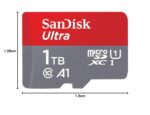 SanDisk 1TB Ultra microSDXC UHS-I Memory Card with Adapter - 120MB/s, C10, U1, Full HD, A1, Micro SD Card - SDSQUA4-1T00-GN6MA - Image 4