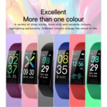 CALMORA F71 Smart Fitness Tracker Band, 1.1-Inch IPS Display, Heart Rate and SpO2 Monitor, IP67 Waterproof, 50 Sports Modes, Black - Image 7