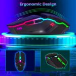 Ant G20 Gaming Mouse, Wired Mouse with RGB Backlit and Adjustable DPI, Ergonomic Office Laptop Mouse, Computer Gamer Mouse with 7 Responsive Buttons for Windows/Mac/Linux/Chrome - Image 5