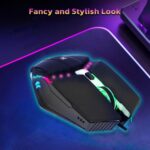 Ant G20 Gaming Mouse, Wired Mouse with RGB Backlit and Adjustable DPI, Ergonomic Office Laptop Mouse, Computer Gamer Mouse with 7 Responsive Buttons for Windows/Mac/Linux/Chrome - Image 6