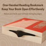 One-Handed Page Spreader | Ergonomic Thumb Holder for Effortless Reading | Lightweight Accessory for Commuting, Travel & Relaxing | Portable Bookmark Gift for Book Lovers, Deep Blue - Image 4