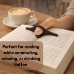One-Handed Page Spreader | Ergonomic Thumb Holder for Effortless Reading | Lightweight Accessory for Commuting, Travel & Relaxing | Portable Bookmark Gift for Book Lovers, Deep Blue - Image 5