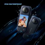 insta360 X3 360 Degree Waterproof Action Camera, 5.7K 360, Stabilization, Touch Screen, AI Editing, Live Streaming, Webcam, Voice Control, Black - Image 5
