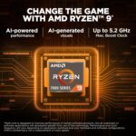 HP Smartchoice Omen, AMD Ryzen 9 7940HS, 8GB RTX 4070 (16GB DDR5,1TB SSD) 165Hz, IPS, 300 nits, FHD, 16.1''/40.9cm, Black, 2.38Kg, Xf0100Ax, RGB KB, B&O, Tempest Cooling, AI-Powered Gaming Laptop - Image 3