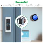 Doorbell Transformer 24V 40VA for Ring Video Doorbells, Hardwired Door Chime Transformer Power Supply, Compatible with Ring, Nest Hello, Wyze and Eufy Video Doorbells - Image 7