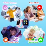 Children's Smartwatch 4G GPS, Intelligent Children's Watch with WiFi, SMS, Call, Voice and Video Chat, Bluetooth, Alarm Clock, Learning Plan, Pedometer, Smartwatches for Kids - Image 6