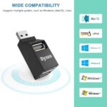 Dyazo 3-Port USB Data Hub High Speed Splitter Plug/Box/Adapter Expansion, Small, Compact, Universal Data Transfer, Wide Compatibility: Windows, Mac OS (Black) - Image 4