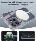 Jkobi Shockproof Crystal-Clear Back Cover for Motorola Moto Edge 50 Neo (Magsafe Wireless Support | Drop & Camera Protection | Hard Polycarbonate) - Image 5