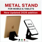 2 in 1 Universal Mobile Tablet Stand | Metal Mobile Stand | Tablet Stand for Table & Desk | Mobile Phone Holder Stand | Smart Gadgets for Home Office | iPad Stand Holder,1 pic - Image 6