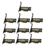 ATORSE 10 NVME PCIe Adapter M.2 NVME SSD to PCI Express 3.0 x4 Host Expansion Card - Image 5