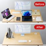 ZORBES® 3 Slot Vertical Laptop Stand, Metal Computer Stand Base, - Image 6