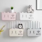 Self-Adhesive WiFi Router Storage Box | Wall Mount Router Holder Shelf for Modem, Set-Top Box & Smart Devices | Space-Saving Cable Organizer Stand for Home & Office - Image 7