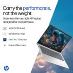 HP 14,Core Ultra 5 125H (16GB DDR5, 512GB SSD), Micro-Edge, Anti-Glare, FHD, 14''/35.6cm, Win11, M365* Office24, Silver, 1.4kg, ep1150TU, FHD Camera, Backlit Laptop - Image 5