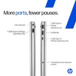 HP 14,Core Ultra 5 125H (16GB DDR5, 512GB SSD), Micro-Edge, Anti-Glare, FHD, 14''/35.6cm, Win11, M365* Office24, Silver, 1.4kg, ep1150TU, FHD Camera, Backlit Laptop - Image 7