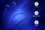 for OnePlus Z2 Neckband Earphone Bluetooth HD Calls Fast Pairing (Blue) - Image 3