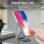 ZORBES® Mobile Stand Foldable Phone Stand 3M Self-Adhesive Metal Desktop Phone Holder Mobile Back Holder Grip Folding Grip Ring Compatible with Most Smartphones - Image 6