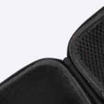 Wolpin PU Portable Travel Organizer Case for Power Bank, Adapter, Earphones, Data Cables, Hard Disk, Pen Drives, Memory Card, (Black) - Image 4