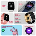 Fire-Boltt Ninja Call Pro Plus Bluetooth Calling Smart Watch, 1.83″ HD Display, AI Voice Assistant, 120+ Sports Modes, IP67 Waterproof, SpO2 & Heart Rate Monitor Smartwatch for Men & Women - Grey - Image 8