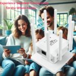 1200Mbps WiFi Extender Signal Booster, Long Range Wireless Internet Repeater for Home Cover up to 10,000 Sq.ft and 60 Devices, Dual Band 2.4/5GHz, WiFi Router Extender with Ethernet Port - Image 8