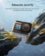 TELESIN Waterproof Case with Anti-Fog for DJI Osmo Action 6 Camera, Underwater Housing Shell Cage Supports 60M/196FT Deep Diving Scuba Snorkeling with Quick Release Bracket Screw - Image 5