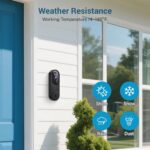 1080P Video Doorbell Camera, Intelligent Human Detection, Cloud Storage, Includes Bell, Live View, 2-Way Audio, IR Night Vision, Wide Angle Lens, Off/Open Surveillance - Image 6