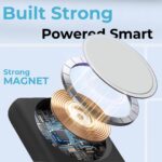 Karwan 10000Mah Wireless Power Bank,20W QC+PD Fast Charging Powerbank,Strong Magnetic MagEaze,Compatible with iPhone 17/16/15/14/13/Pro/Max Series,Android & Other Qi Enabled Device (22.5W Max) (Black) - Image 3