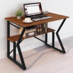 TEKAVO Computer Table I Laptop Table I Study Table I Writing Desk I Laptop Desk I Desk for Adults I Meeting Table I Multipurpose Table I(Walnut) 92 x 74 x 61 cm_DIY. - Image 5