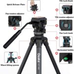 Osaka Vct 880 Tripod With Bag For Digital Slr&Video Cameras (Load Capacity 10000 Grams)Black - Image 4
