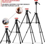 Osaka Vct 880 Tripod With Bag For Digital Slr&Video Cameras (Load Capacity 10000 Grams)Black - Image 7