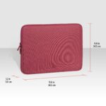 RIVACASE Suzuka ECO Laptop Sleeve 13.3-14 inches fits Most Popular MacBook, Laptops, Ultrabooks and Tablets ECO-Friendly RPET Water Resistant Polyester Fabric - Image 10