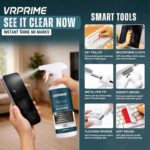 VRPRIME Laptop Cleaner Kit | Combo with 500ML Laptop Screen Cleaner Spray for Keyboard, Mobile Phone, Camera Lens, Computer, Gadgets, Electronics, TV | Large Microfiber Cloth & Brush - Image 4