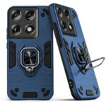 Mr. Case Back Cover for Motorola Signature with 360° Rotating Ring Stand | Dual Layer Shockproof Protection | Tough Frame | Raised Camera Protection Case - Royal Blue - Image 5