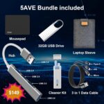 Lenovo V15 G4 15.6" Business Laptop, FHD Anti-Glare Display, Intel 10-Core i7-13620H (Beat Ultra 7 255U),24GB RAM, 1TB SSD, WiFi 6, Bluetooth 5.2, Windows 11 Home, with 5ave 6-in-1 Accessory Kit - Image 3