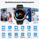 Soudorv Smart Watch, 1.43" Military Smartwatch for Men Women (Answer/Make Call), Flashlight/130+ Sports/60 Days, IP68 Waterproof Fitness Activity Tracker for Android iOS - Image 7