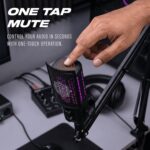 DIGIMORE USB Microphone System | Boom Arm Mic | 192kHz Sampling | Unidirectional | for Streaming, Podcast, Gaming & Recording | PC Compatible (D-530) - Image 4