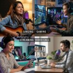 DIGIMORE USB Microphone System | Boom Arm Mic | 192kHz Sampling | Unidirectional | for Streaming, Podcast, Gaming & Recording | PC Compatible (D-530) - Image 9