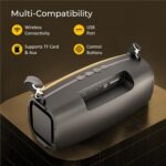 UBON Shahenshah SP-65G, 20 watt Portable Bluetooth Speaker, 10 Hours Long Playtime, RGB Lights, Multiple Connectivity Wireless Party Speaker (Gold) - Image 4