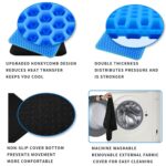 Ergonomic Gel Seat Cushion for Long Sitting, Tailbone and Coccyx Pain Relief, Office Chair Comfort, Wheelchair Pad, Chair Cushion for Back Support, Comfort Wheelchair Seat Cushions (Blue) - Image 5
