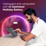 Lenovo IdeaPad 5 2-in-1 AMD Ryzen AI 5 340 (16GB RAM/512GB SSD/14 (35.5cm)/WUXGA IPS/Windows 11/Copilot+PC/Microsoft 365 Basic + Office 2024/Digital Pen 2/Grey/1.6Kg), 83KT0052IN Convertible Laptop - Image 5
