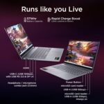 Lenovo IdeaPad 5 2-in-1 AMD Ryzen AI 5 340 (16GB RAM/512GB SSD/14 (35.5cm)/WUXGA IPS/Windows 11/Copilot+PC/Microsoft 365 Basic + Office 2024/Digital Pen 2/Grey/1.6Kg), 83KT0052IN Convertible Laptop - Image 8