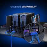 Cat6 Ethernet Cable 15M – High Speed 1Gbps LAN Cable, 550MHz UTP RJ45 Patch Cord – Network Internet Cable for Modem, Router, PC, Laptop, Switch, Gigabit Category 6 (Blue) - Image 5