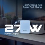 MPower X2 Powerbank | 27W High-Speed Output | 10000mAh Battery | Built-in Type-C & Lightning Cables | Dual Fast Charging Ports | Battery Display | Matte Finish | Multi-Layered Protection (Blue) - Image 5